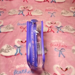 Sol de Janeiro Purple and Clear Pouch